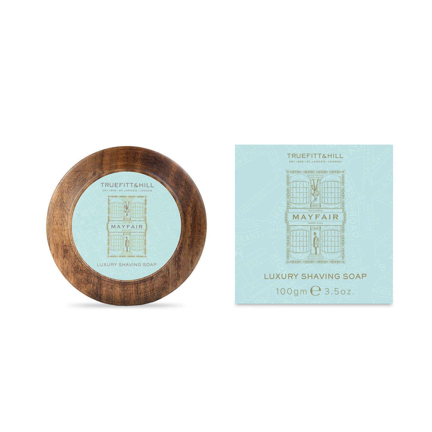 Mayfair Shaving Soap in Wooden Bowl